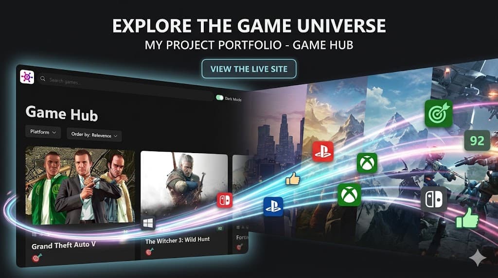 Game Hub project banner
